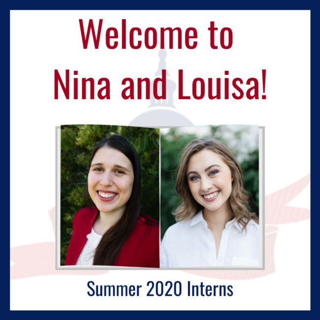 Welcome Nina and Louisa!